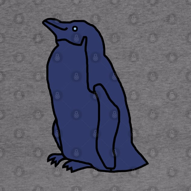 Blue Penguin by ellenhenryart